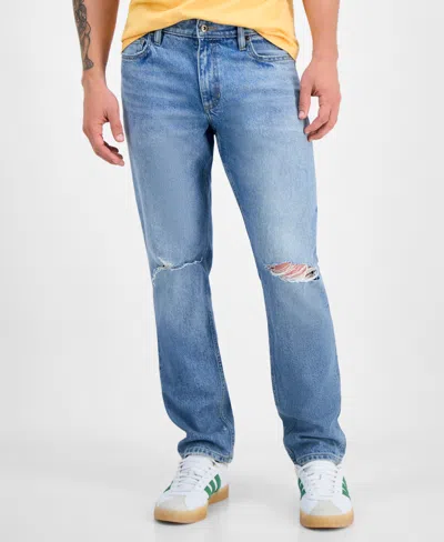 Sun + Stone Men's Profond Straight Leg Jeans, Exclusively At Macy's In Yellow