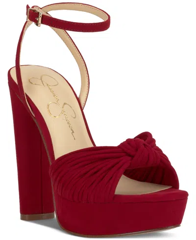 Jessica Simpson Immie Platform Sandal In Red