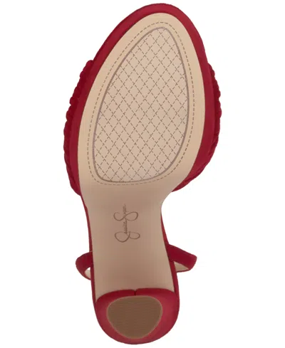 Jessica Simpson Immie Platform Sandal In Red