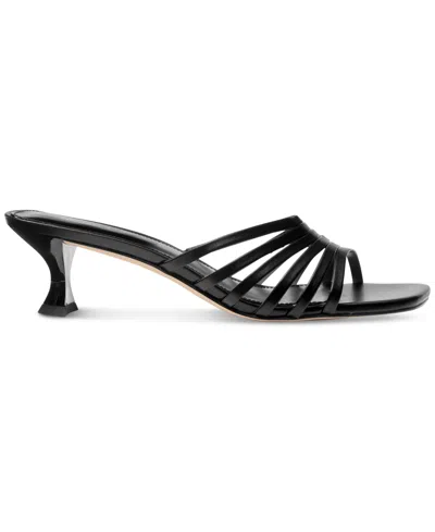 Michael Kors Women's Haisley Kitten Heel Sandals In Black