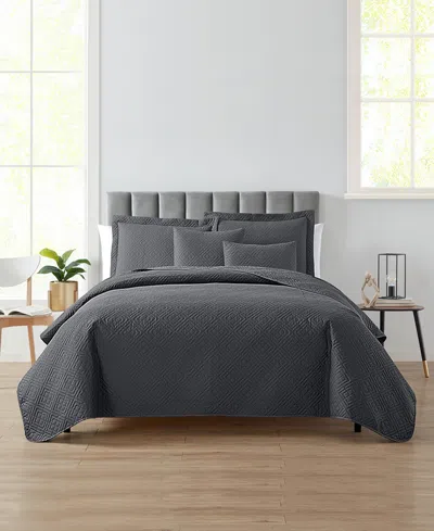 Nestl Diamond Embossed 5-pc. Quilt Set, Full/queen