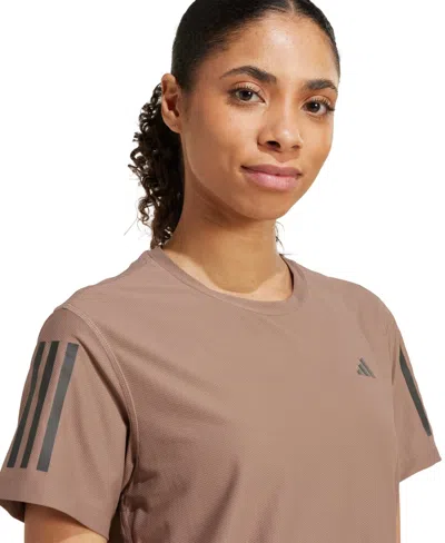 Adidas Originals Women's Own The Running T Shirt In Brown