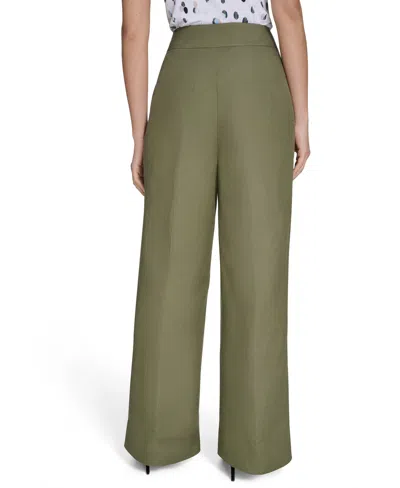 Calvin Klein Petite High-rise Wide-leg Pants