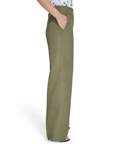 Calvin Klein Petite High-rise Wide-leg Pants