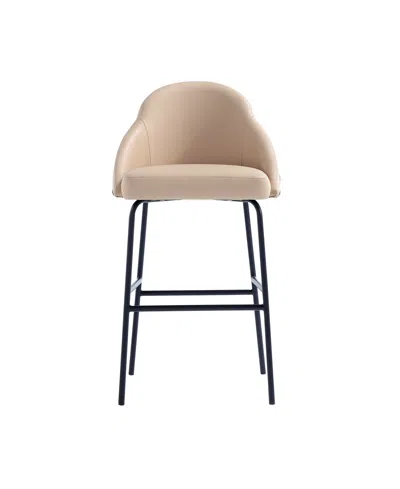 Manhattan Comfort 41.1" Faux Leather Gracie Barstool In Multi