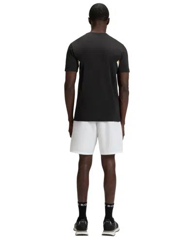 Hugo Boss Boss By  Men's Active Moisture Management Slim-fit T-shirt In Black