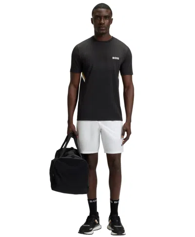 Hugo Boss Boss By  Men's Active Moisture Management Slim-fit T-shirt In Black