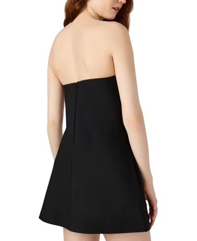 Steve Madden Morgana Strapless Romper In Black