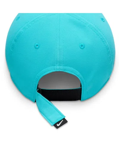 Nike Men's And Women's Turquoise Club Performance Adjustable Hat In Blue