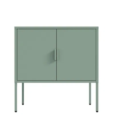 Manhattan Comfort Ava Modern Accent Cabinet With 2 Adjustable Shelves In Blue