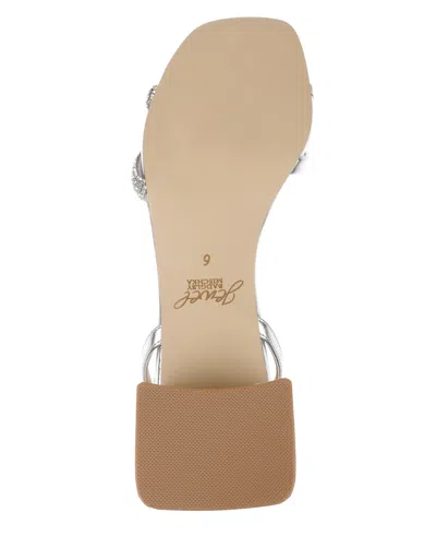 Jewel Badgley Mischka Fern Ankle Strap Sandal In Gray