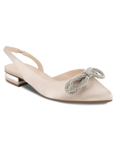 Jones New York Women's Quentina Pointed Toe Dress Flats In Gold