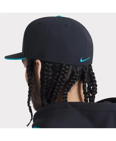 Nike Black Miami Marlins 2025 City Connect Performance Fitted Hat In Black