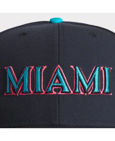 Nike Black Miami Marlins 2025 City Connect Performance Fitted Hat In Black