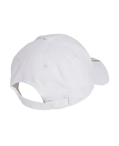 Adidas Originals Men's And Women's White Real Madrid 3-stripe Dad Adjustable Hat In White