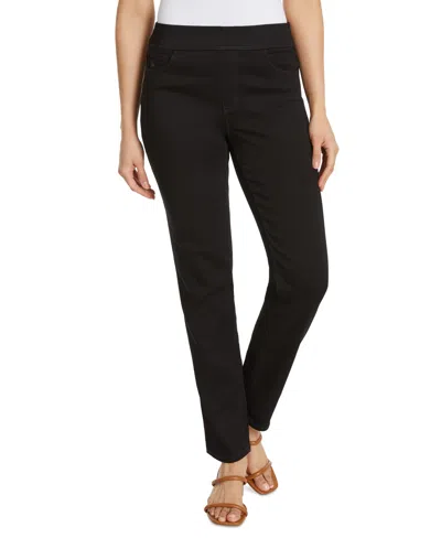 Gloria Vanderbilt Women's Amanda Pull-on Pants In Black