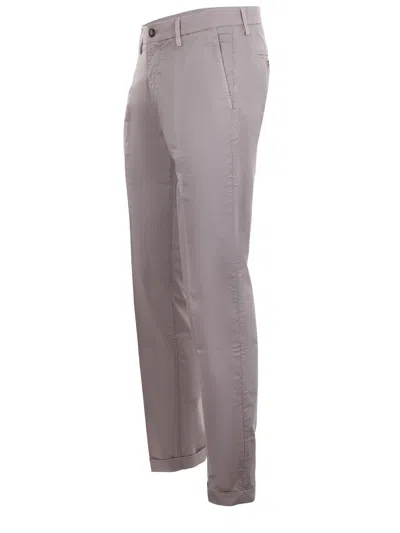 Re-hash Trousers In Stretch Cotton In Gray