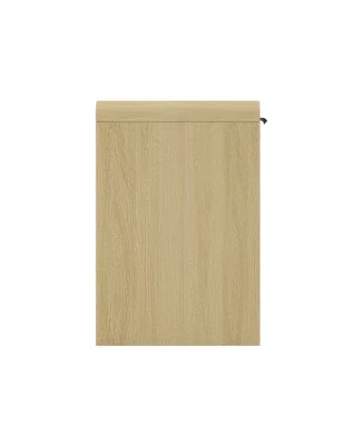 Manhattan Comfort 54" Medium Density Fiberboard Grace Modern 2-drawer Home Office Desk In Neutral