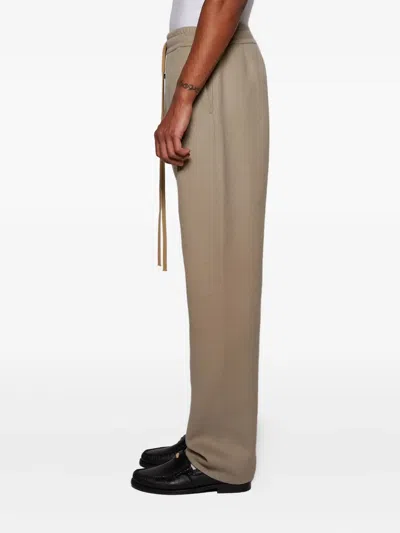 Fear Of God Drawstring Panelled Trousers In Neutral