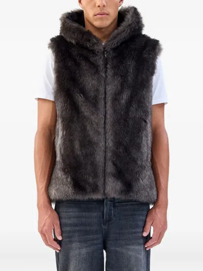Unreal Fur Faux-fur Hooded Jacket In Purple