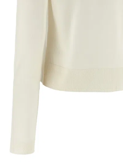 Moschino Crew Neck Sweater With Teddy Bear Motif In White