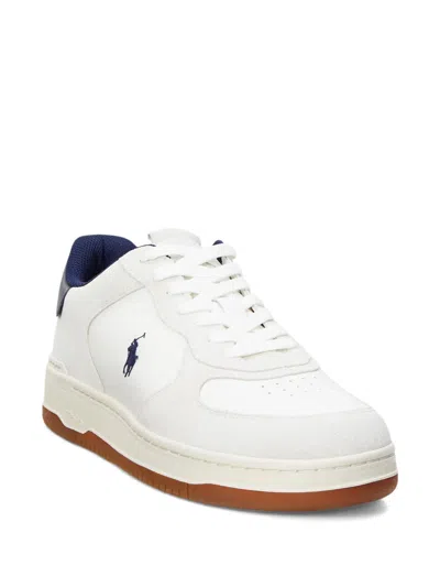 Polo Ralph Lauren Master Court Sneakers In White