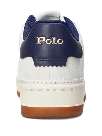 Polo Ralph Lauren Master Court Sneakers In White