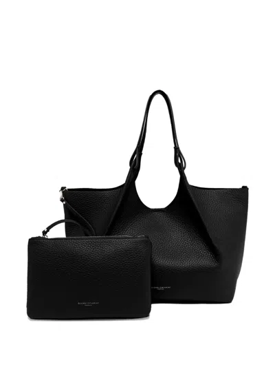 Gianni Chiarini Dua Maxi-grain Leather Shoulder Bag