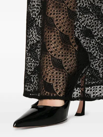 Atu Body Couture Open-back Patterned Maxi Dress