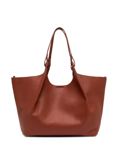 Gianni Chiarini Dua Maxi-grain Leather Shoulder Bag