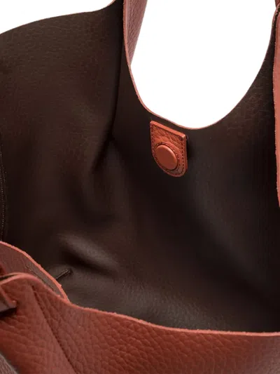 Gianni Chiarini Dua Maxi-grain Leather Shoulder Bag