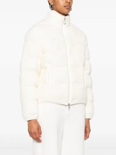 Moncler Padded Jacket In White