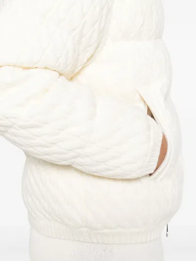 Moncler Padded Jacket In White