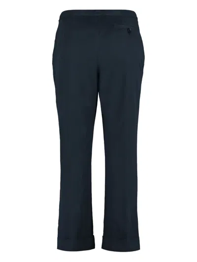 Aspesi Straight-leg Trousers In Blue