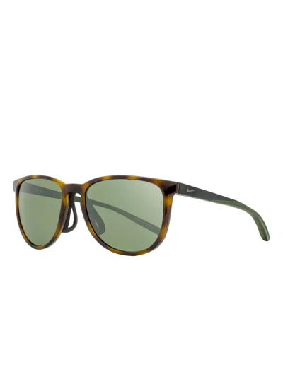 Nike Oval-frame Keyhole-bridge Sunglasses In Brown