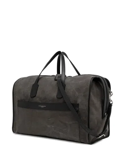 Gianni Chiarini Berlin Leather-trimmed Canvas Duffle Bag