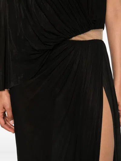 Francesco Murano Draped One-shoulder Maxi Dress