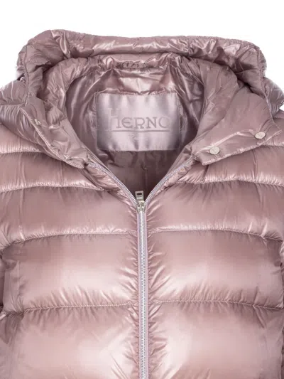 Herno Resort Bomber Jacket In Nylon Ultralight In Purple