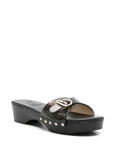 Ancient Greek Sandals Omonia Plateau-sandalen 40mm In Black