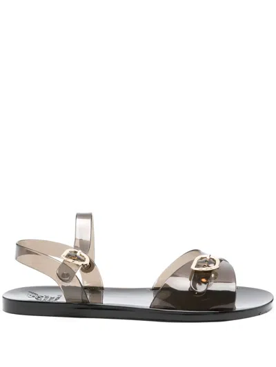 Ancient Greek Sandals Flache Irini Sandalen In Black