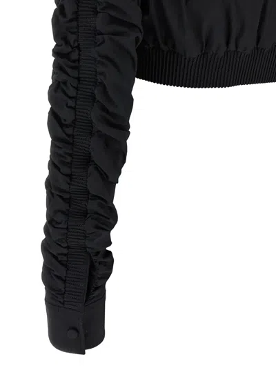 Giovanni Bedin Cut-out Longsleeve Jacket In Black