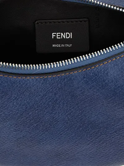 Fendi Graphy Denim-effect Mini Bag