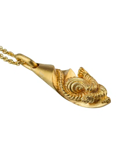 Parts Of Four X Dualflow Chrysalis Necklace In Gold