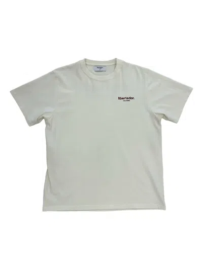 Libertador Colombie Logo-print Short-sleeve T-shirt