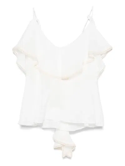 Pnk Lace-detail Cotton Top