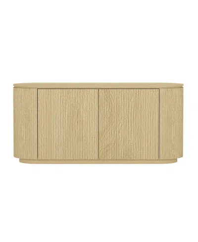 Manhattan Comfort 60" Medium Density Fiberboard Olivia Modern 4-shelf Sideboard