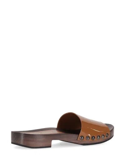 Miu Miu Patent Leather Clogs