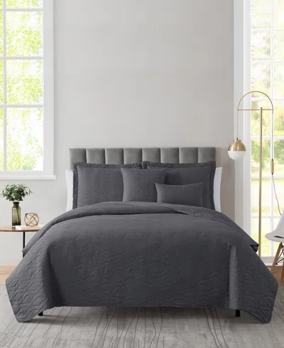 Nestl Ellipse Embossed 5-pc. Quilt Set, King/california King
