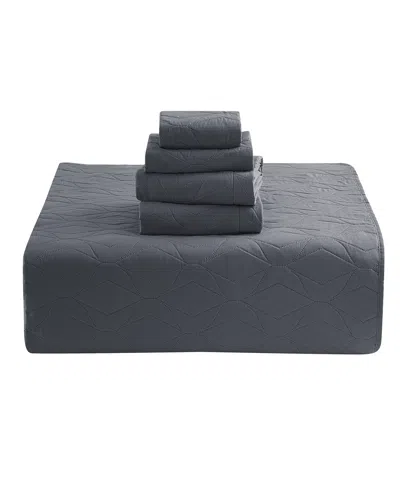Nestl Ellipse Embossed 5-pc. Quilt Set, King/california King