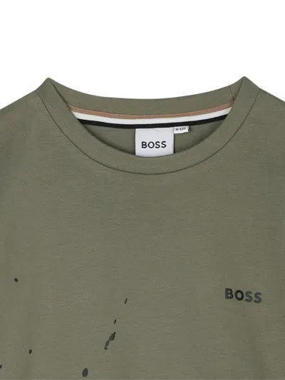Bosswear Logo-print T-shirt In Green